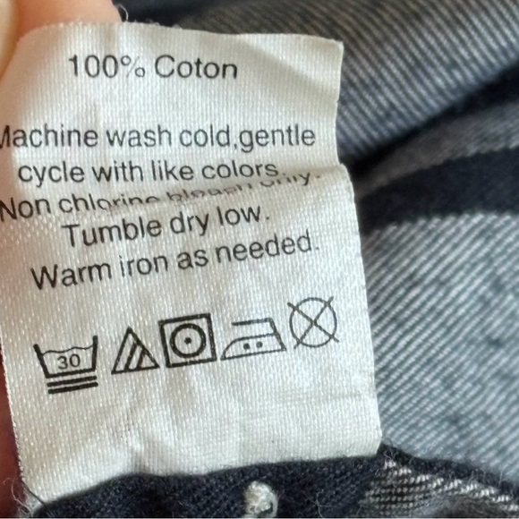 J. Crew Women’s Med Black & White Plaid Button Down Long Sleeve Shirt - Picture 8 of 9